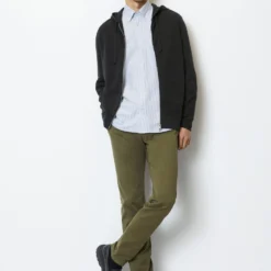 Marc O'Polo Hooded Cardigan Regular With Transversely Ribbed Ottoman Structure