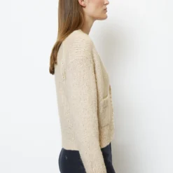 Marc O'Polo V-neck Cardigan Loose From Virgin Wool Slub -Marc O'Polo Verkäufe 02844ec7a7bc5d626503594e95e48863 scaled