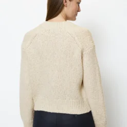 Marc O'Polo V-neck Cardigan Loose From Virgin Wool Slub -Marc O'Polo Verkäufe 03a6478ad2ca991f17b0dce0ccf6e132 scaled