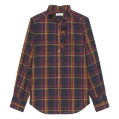 Marc O'Polo Checked Ruffle Blouse Regular Made Of Cotton Voile 18 Marc O'Polo Checked Ruffle Blouse Regular Made Of Cotton Voile -Marc O'Polo Verkäufe 03b74ea2b26090e72089826f5bcb659e scaled