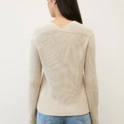 Marc O'Polo Knitted V-neck Jumper, Relaxed Made Of Organic Cotton -Marc O'Polo Verkäufe 0c32b8a64b895cf1475b0e34c7807418 scaled