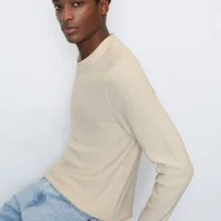 Marc O'Polo Long-sleeved Jumper Regular In A Casual Inside-out Look