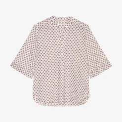 Marc O'Polo Patterned Tunic Blouse In A Regular Fit Made Of Lightweight Cotton Voile -Marc O'Polo Verkäufe 10752a655d7cea3807b4a073d86e797c scaled