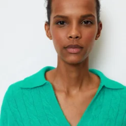 Marc O'Polo Cable Knit Jumper With Polo Collar Loose Contains Cosy Alpaca Wool -Marc O'Polo Verkäufe 11c04057b29da5e91c15890e2cd30251 scaled