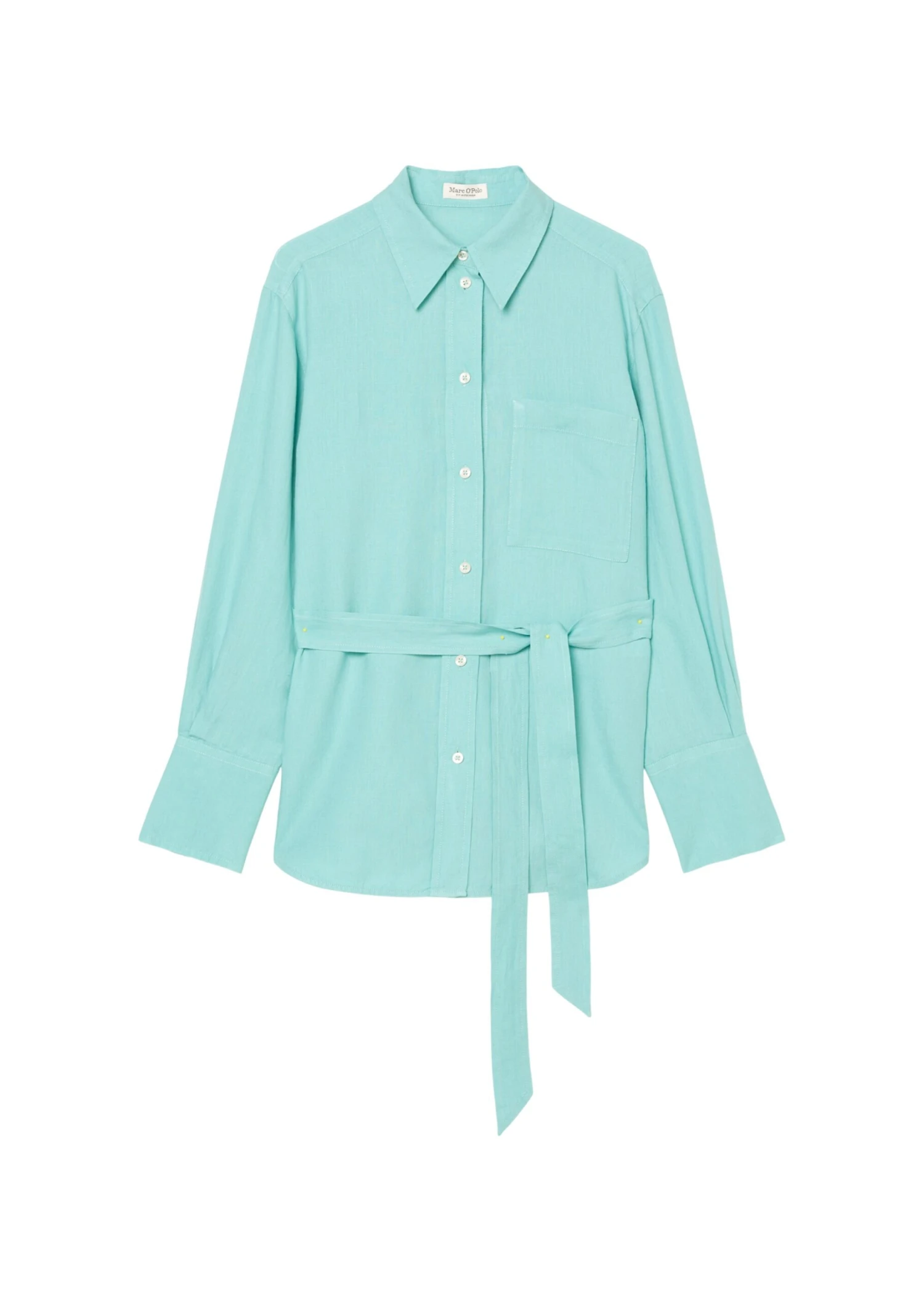 Marc O'Polo Oversized Linen Blouse With A Fixed Waist Belt 10 Marc O'Polo Oversized Linen Blouse With A Fixed Waist Belt – Bild 8