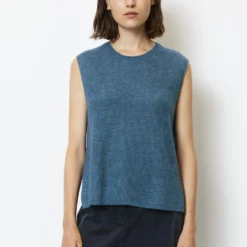 Marc O'Polo Sleeveless Fine Knit Top Loose With Elegant Alpaca Wool -Marc O'Polo Verkäufe 186ecf4e0ef337119b9d7a2b4e335c77 scaled