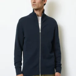 Marc O'Polo Zip Cardigan Regular With A Stand-up Collar