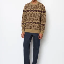 Marc O'Polo Jacquard Jumper Regular Made Of A Cotton/new Wool Blend -Marc O'Polo Verkäufe 2126b1cf0b8be52a7c80d677b2e7207d scaled