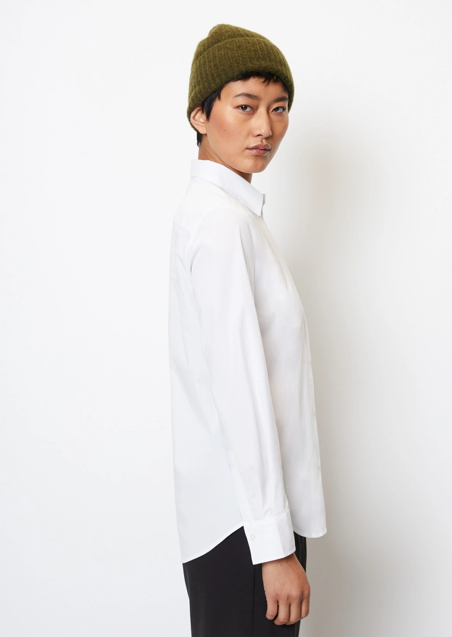 Marc O'Polo Blouse Shaped In Stretch Poplin 8 Marc O'Polo Blouse Shaped In Stretch Poplin – Bild 6