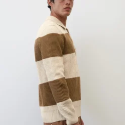 Marc O'Polo Merino Wool Jumper In The Style Of A Polo Shirt -Marc O'Polo Verkäufe 25411fb110aae2f8e9685b763401af5c scaled