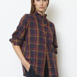 Marc O'Polo Checked Ruffle Blouse Regular Made Of Cotton Voile 14 Marc O'Polo Checked Ruffle Blouse Regular Made Of Cotton Voile -Marc O'Polo Verkäufe 2ccc45b2d6123c7ce8e15ac8c6910bcc scaled