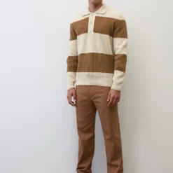Marc O'Polo Merino Wool Jumper In The Style Of A Polo Shirt -Marc O'Polo Verkäufe 37a48e2198160eeb347fb7222c712f3d scaled