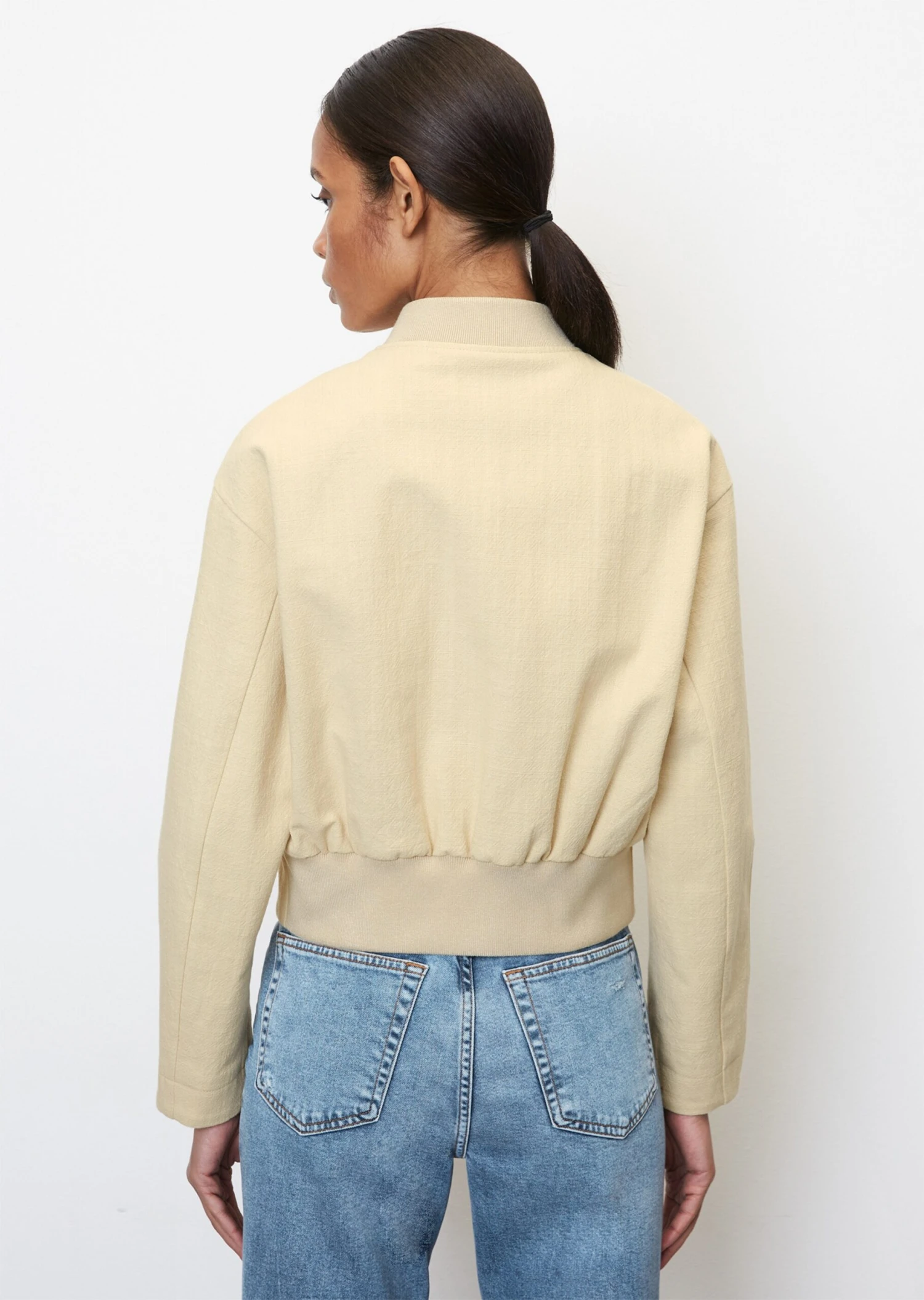 Marc O'Polo Short Bomber Jacket, Regular Fit In Charka® By Manteco 5 Marc O'Polo Short Bomber Jacket, Regular Fit In Charka® By Manteco – Bild 3