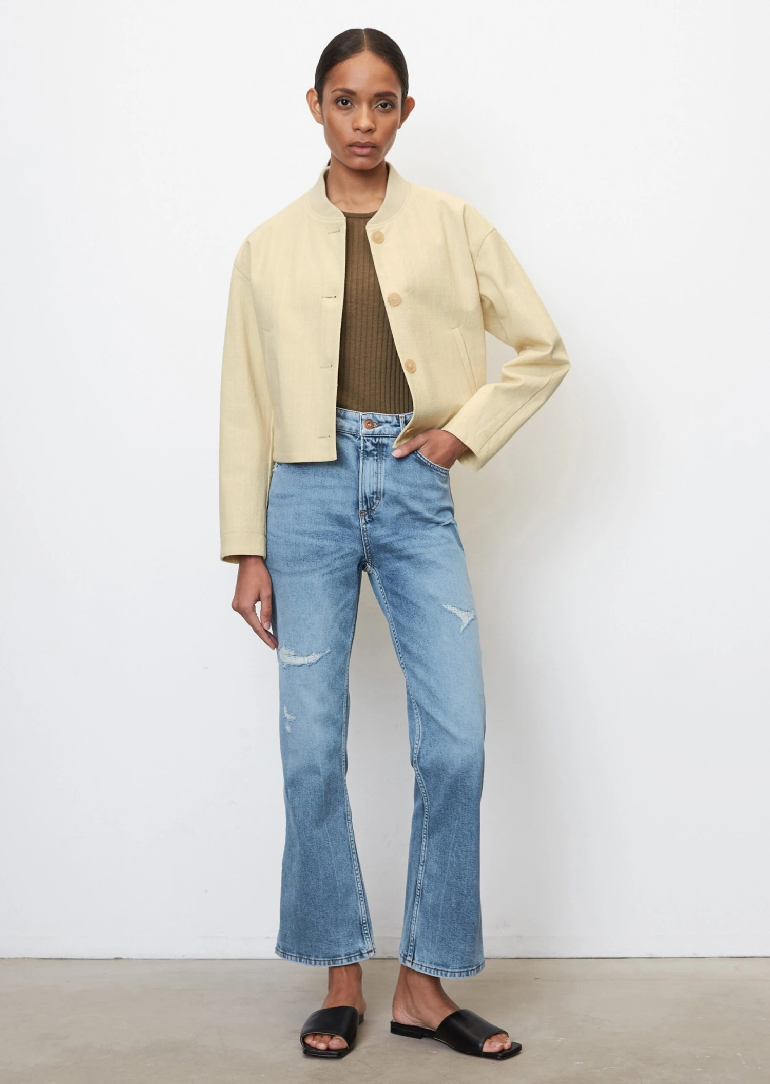 Marc O'Polo Short Bomber Jacket, Regular Fit In Charka® By Manteco 6 Marc O'Polo Short Bomber Jacket, Regular Fit In Charka® By Manteco – Bild 4