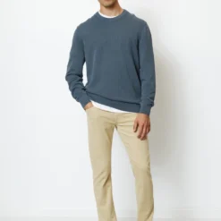 Marc O'Polo Long-sleeved Jumper Regular Made From Finely Ribbed Organic Cotton
