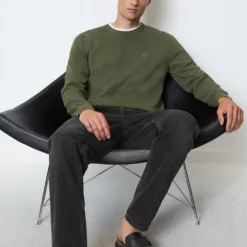 Marc O'Polo Organic Cotton Jumper In A Regular Fit With A Fine Piqué Texture
