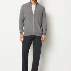 Marc O'Polo Zip Stand-up Collar Cardigan Regular Made From Soft Cotton Virgin Wool Mix -Marc O'Polo Verkäufe 441dc2415bdb3436494fd37dac67af6b scaled