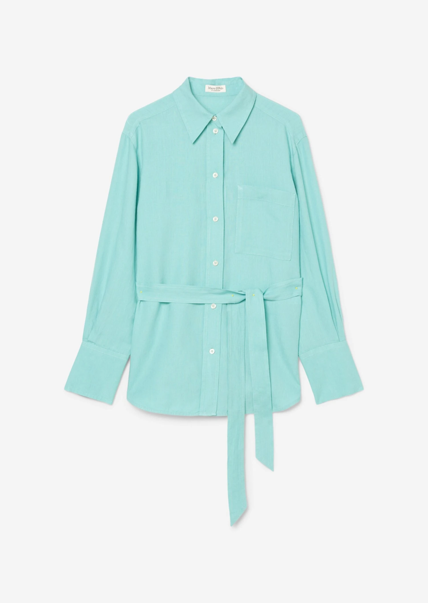 Marc O'Polo Oversized Linen Blouse With A Fixed Waist Belt 9 Marc O'Polo Oversized Linen Blouse With A Fixed Waist Belt – Bild 7