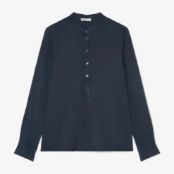 Marc O'Polo Flowing Blouse With Stand Up Collar From Tencel™-Lyocell -Marc O'Polo Verkäufe 46460d78c7629250815ca15b6557953b scaled