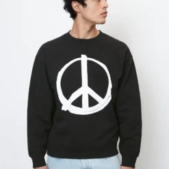 Marc O'Polo Sweatshirt, Relaxed Fit With A Peace Print