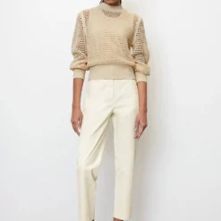 Marc O'Polo Openwork Knit Jumper In A Slim Fit Made Of An Organic Cotton And Linen Blend -Marc O'Polo Verkäufe 4ac74fa69c30b75faf97e5cb4a51be69 scaled