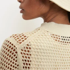 Marc O'Polo Openwork Knit Jumper In A Slim Fit Made Of An Organic Cotton And Linen Blend -Marc O'Polo Verkäufe 4d3a92fb19a89e60513060a4ca18d896 scaled