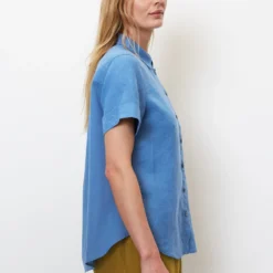Marc O'Polo Short Sleeve Blouse In A Mix Of Materials 16 Marc O'Polo Short Sleeve Blouse In A Mix Of Materials -Marc O'Polo Verkäufe 4daa2df13c468d21ac6ed03142228065 scaled