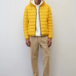 Marc O'Polo Hooded Quilted Jacket In Ultra-lightweight Fabric