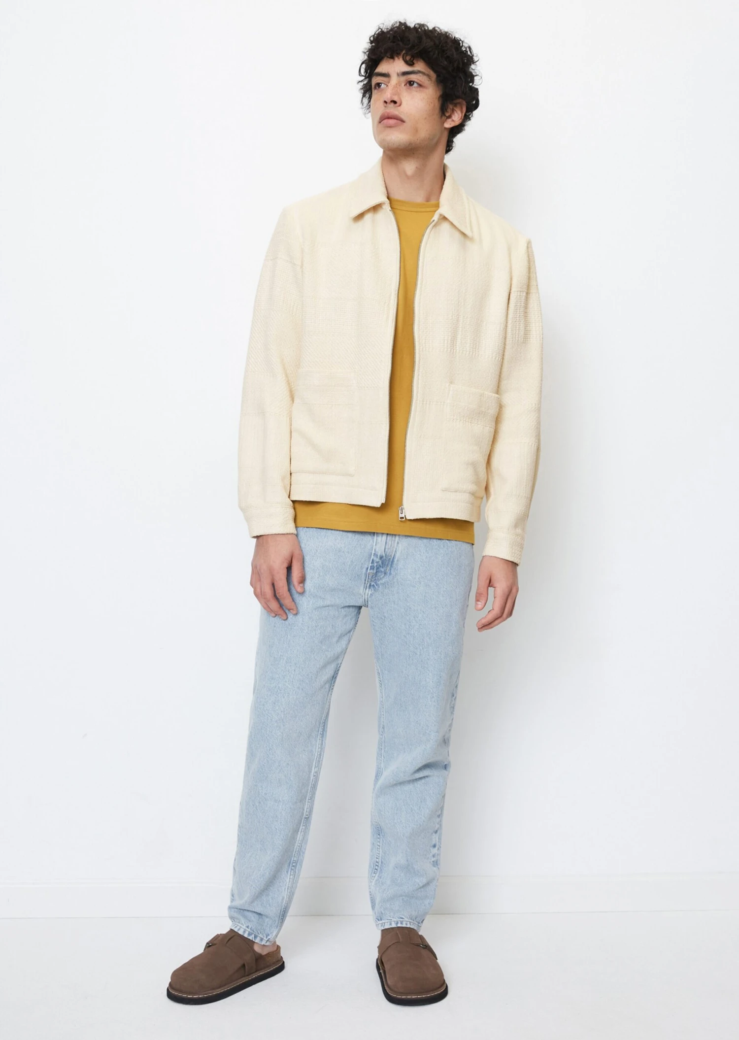 Marc O'Polo Jacket In A Relaxed Fit With A Mix Of Woven Textures 6 Marc O'Polo Jacket In A Relaxed Fit With A Mix Of Woven Textures – Bild 4