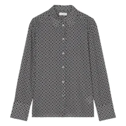Marc O'Polo Long-sleeved Blouse With All-over Print Regular In Voile Fabric With A Silky Touch 18 Marc O'Polo Long-sleeved Blouse With All-over Print Regular In Voile Fabric With A Silky Touch -Marc O'Polo Verkäufe 56598444acd49769f75dafcde84a855a scaled