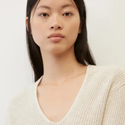 Marc O'Polo Knitted V-neck Jumper, Relaxed Made Of Organic Cotton -Marc O'Polo Verkäufe 58f206ce00707ad448149b21079a9fbe scaled