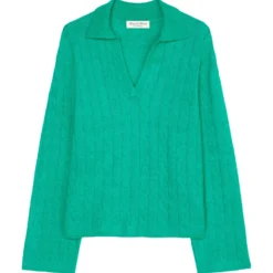 Marc O'Polo Cable Knit Jumper With Polo Collar Loose Contains Cosy Alpaca Wool -Marc O'Polo Verkäufe 594f4a6e94ab5de74b104d2a38a902b7 scaled