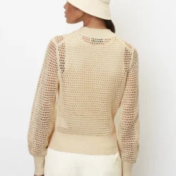Marc O'Polo Openwork Knit Jumper In A Slim Fit Made Of An Organic Cotton And Linen Blend -Marc O'Polo Verkäufe 5be41e667d6d0daa2c5f7b0f0868f8f6 scaled