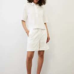 Marc O'Polo Loose Blouse In The Style Of A Polo Shirt Made From Lightweight Blended Viscose -Marc O'Polo Verkäufe 5d19f5e7516663a7fc3ab083470916c5 scaled