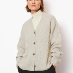 Marc O'Polo Cable Knit Cardigan Oversize From Virgin Wool-cashmere Wool Mix -Marc O'Polo Verkäufe 5f7e11fd3a5be05626b2bfb36ec5179e scaled