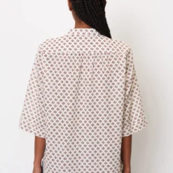 Marc O'Polo Patterned Tunic Blouse In A Regular Fit Made Of Lightweight Cotton Voile -Marc O'Polo Verkäufe 67132a00dd3ec7f6dfae8925c59bc62c scaled