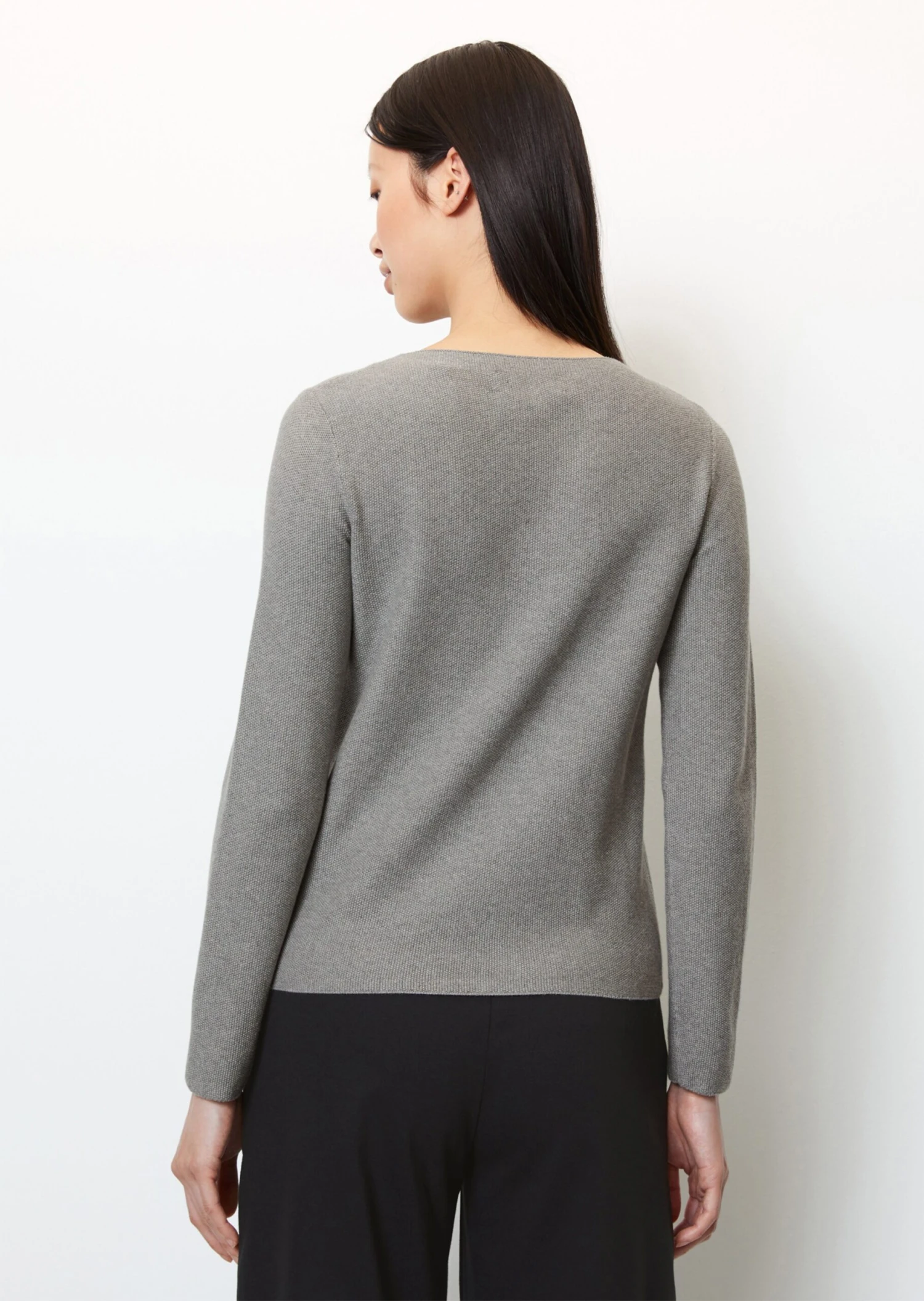 Marc O'Polo Sweater With Rice Grain Structure In Soft Organic Cotton 5 Marc O'Polo Sweater With Rice Grain Structure In Soft Organic Cotton – Bild 3