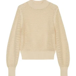 Marc O'Polo Openwork Knit Jumper In A Slim Fit Made Of An Organic Cotton And Linen Blend -Marc O'Polo Verkäufe 684027464d36bc970fc627e64b54b664 scaled