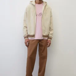 Marc O'Polo Hooded Sweatshirt Jacket, Relaxed Fit With A Soft Reverse