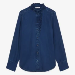 Marc O'Polo Jeans Ruffle Blouse Regular Made From TENCEL™ Lyocell -Marc O'Polo Verkäufe 6c590d4f63ed3e30f35a16079e259557 scaled