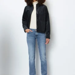 Marc O'Polo Corduroy Overshirt Regular Made Of Organic Cotton Fabric