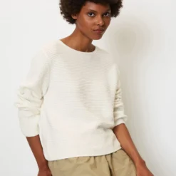 Marc O'Polo Knitted Summer Jumper From Heavy Weight Cotton