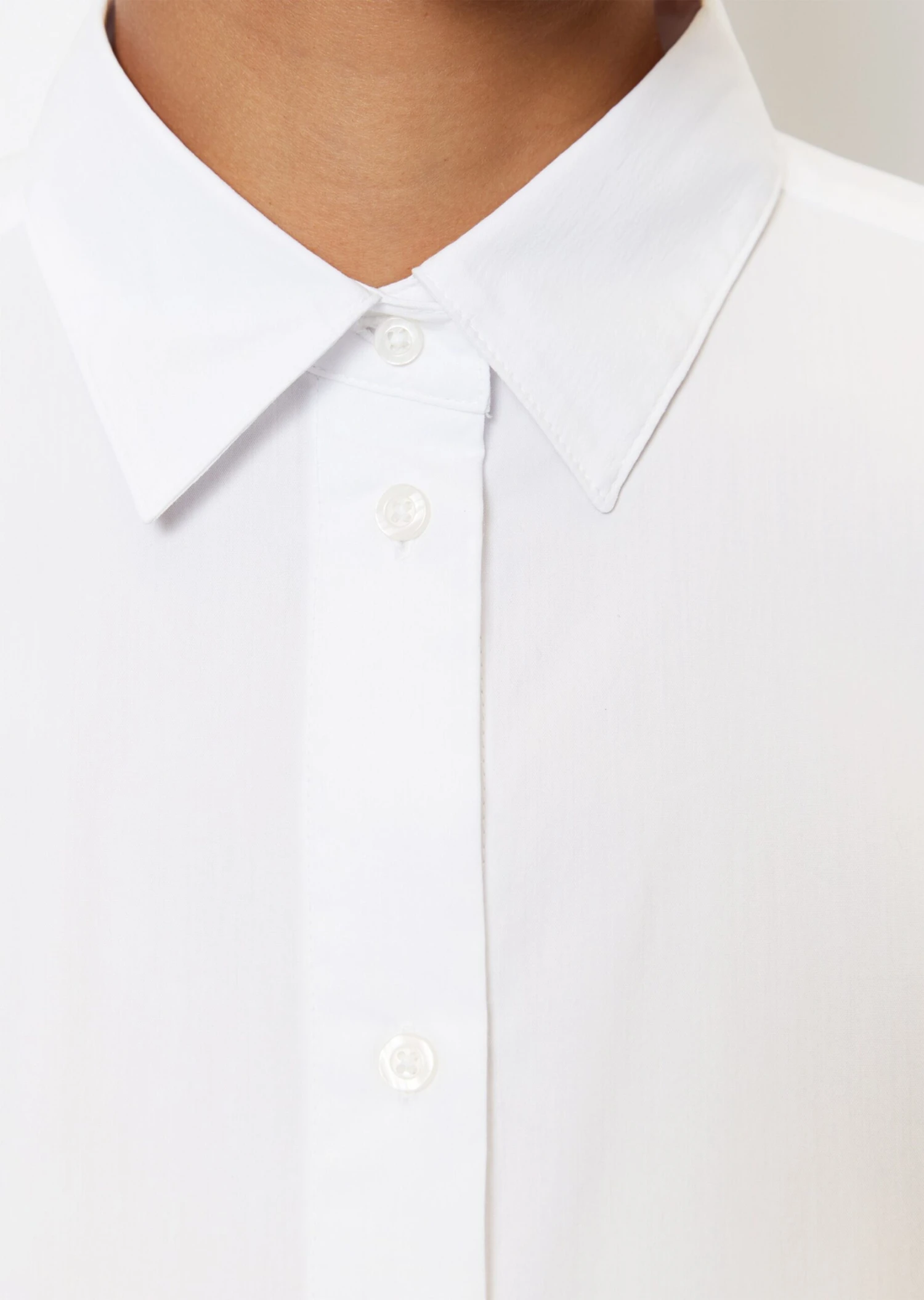 Marc O'Polo Blouse Shaped In Stretch Poplin 7 Marc O'Polo Blouse Shaped In Stretch Poplin – Bild 5