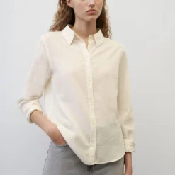 Marc O'Polo Slim Fit Blouse Made Of A Soft Organic Cotton Twill