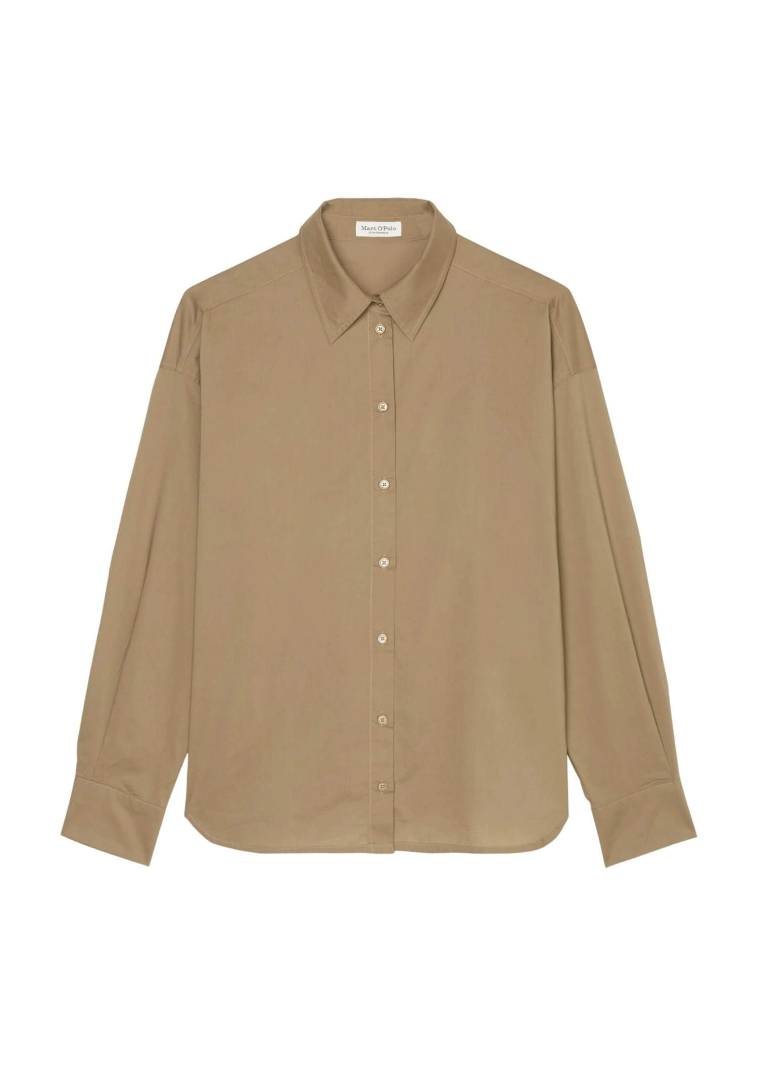Marc O'Polo Long Sleeve Blouse In A Relaxed Fit Made Of Paper Touch Poplin 10 Marc O'Polo Long Sleeve Blouse In A Relaxed Fit Made Of Paper Touch Poplin – Bild 8