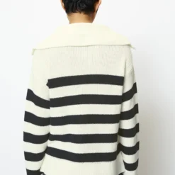 Marc O'Polo Striped Troyer Style Sweater Made Of Organic Cotton -Marc O'Polo Verkäufe 92019b1c34195276c96ef18b9b92d5cf scaled