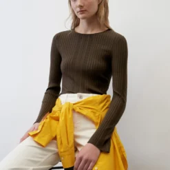 Marc O'Polo Slim-fitting Rib Knit Jumper From LENZING™ ECOVERO™
