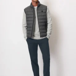Marc O'Polo Quilted Waistcoat Regular Made From Recycled Polyester