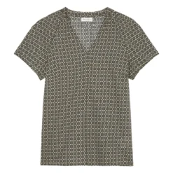 Marc O'Polo Patterned Blouse Top Made Of Lightweight Cotton Voile -Marc O'Polo Verkäufe 9b83217a3af27cd3037208239145a9e3 scaled