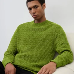 Marc O'Polo Round Neck Jumper Made From Pure Organic Cotton